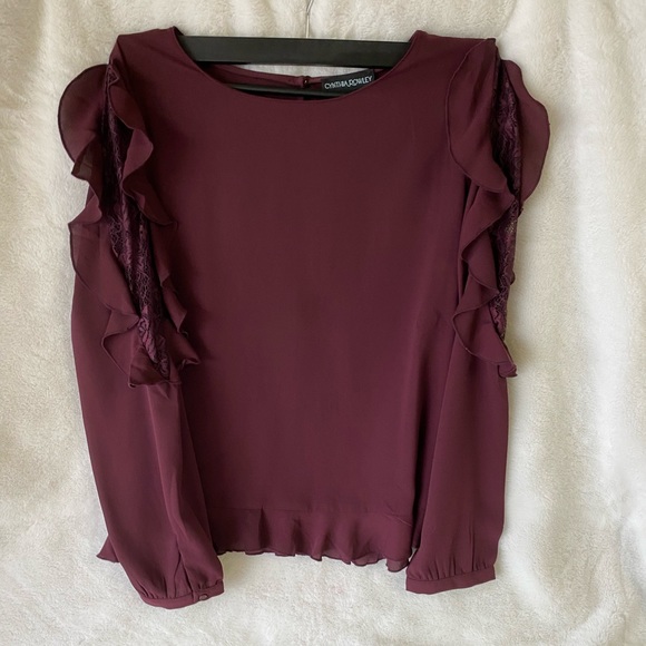 Cynthia Rowley Blouse Size Medium - Picture 1 of 5